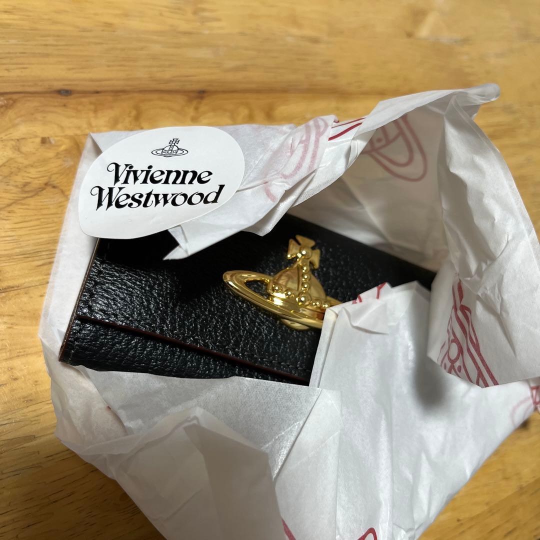 Vivienne Westwood 黒 レザー キーケース