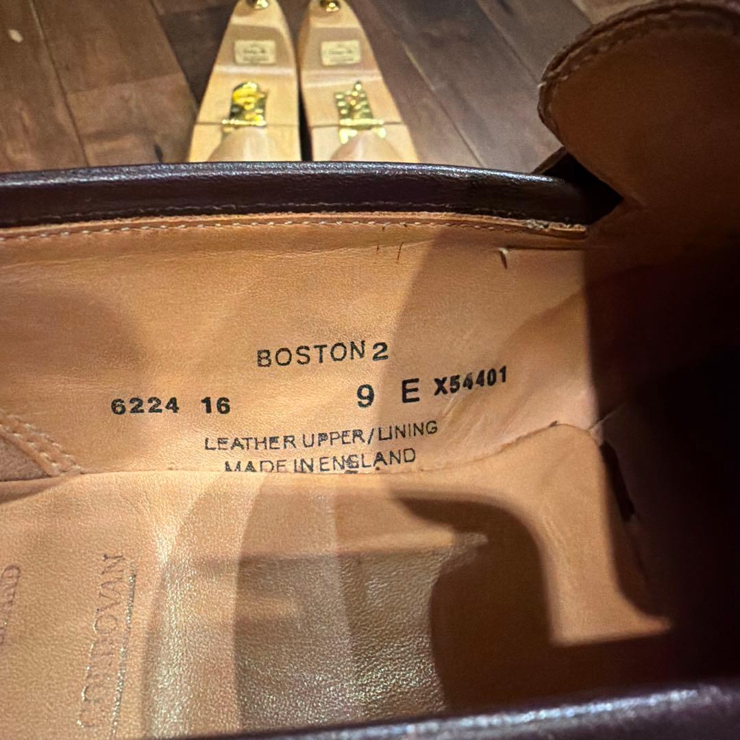 CROCKETT&JONES ダークブラウン レザー ローファー※送料込