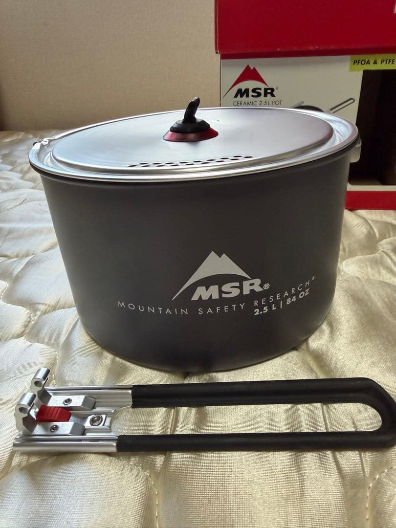 新品 未使用 エムエスアール(MSR) セラミック 2.5Lポット