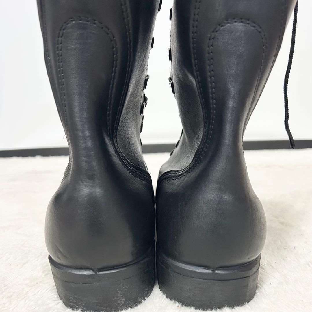 美品❗️ 米軍　実物　スピードレースコンバットブーツ　80's 黒　レザー