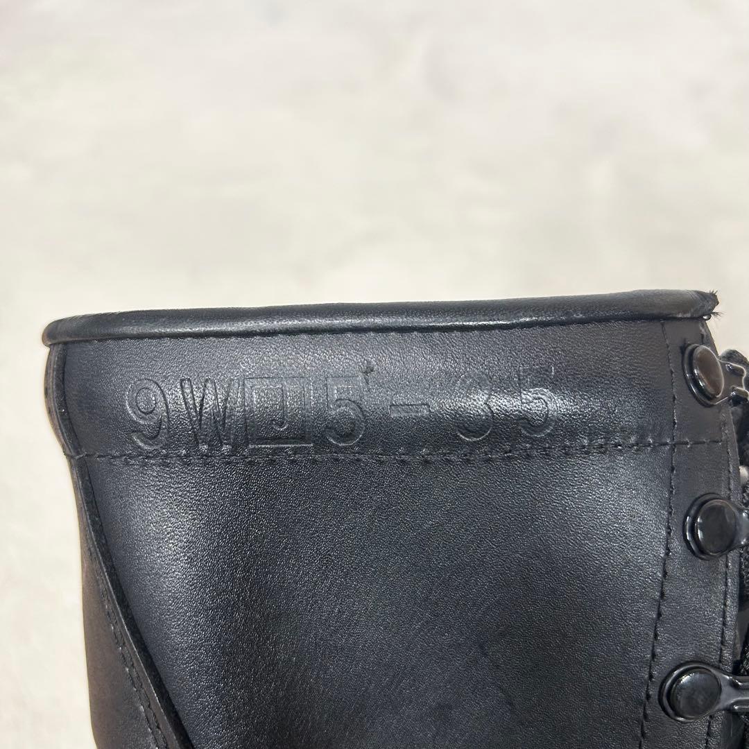 美品❗️ 米軍　実物　スピードレースコンバットブーツ　80's 黒　レザー