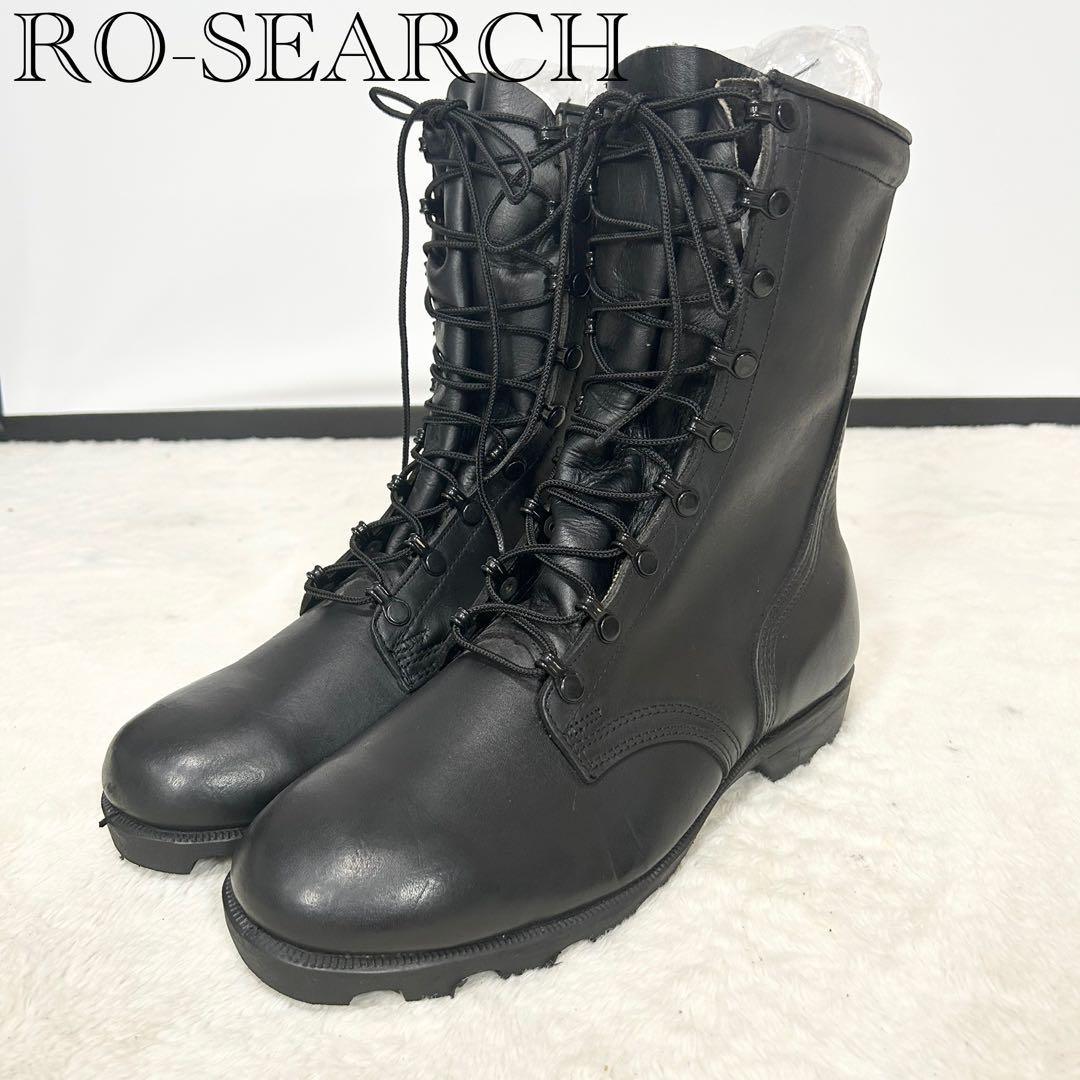 美品❗️ 米軍　実物　スピードレースコンバットブーツ　80's 黒　レザー