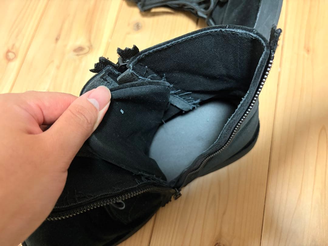 yohji yamamoto pour homme 22aw ベルベットブーツ