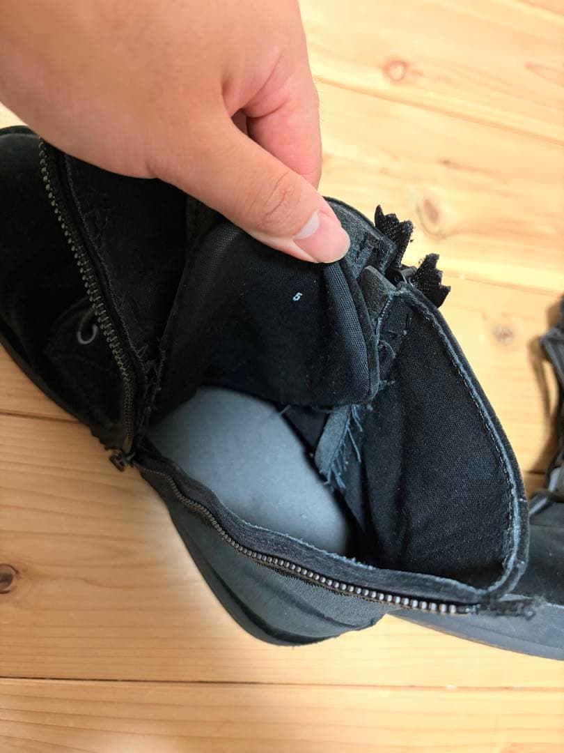 yohji yamamoto pour homme 22aw ベルベットブーツ