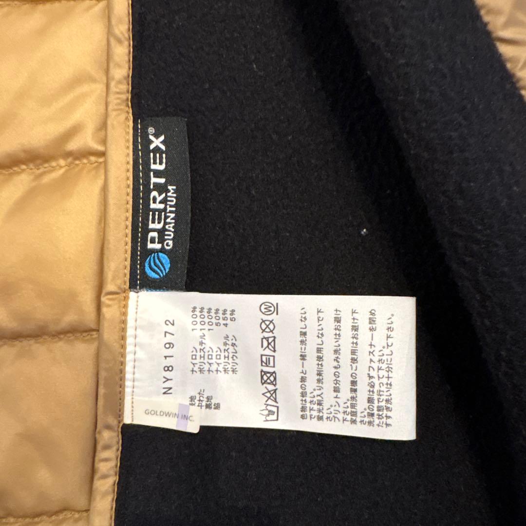 ノースフェイス　レッドランベスト　ダウンベスト　ベージュ　L