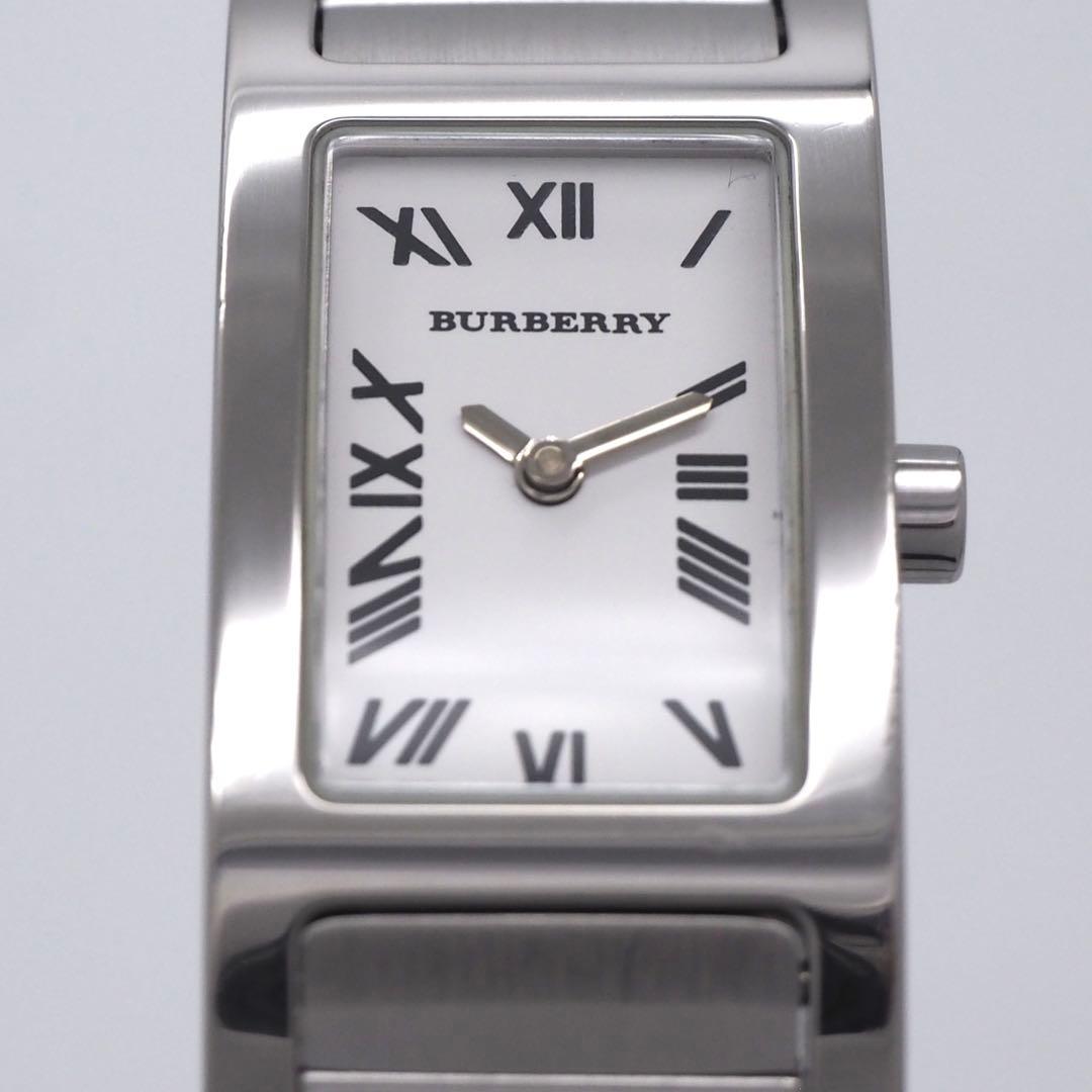 599【美品・OH済】バーバリー　14000L レディース　時計 シルバー