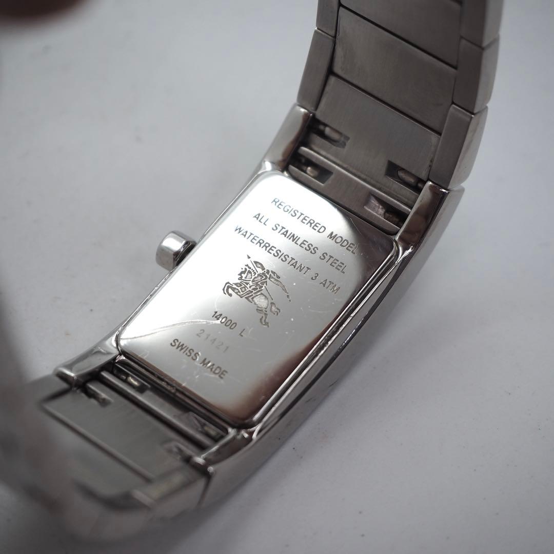 599【美品・OH済】バーバリー　14000L レディース　時計 シルバー