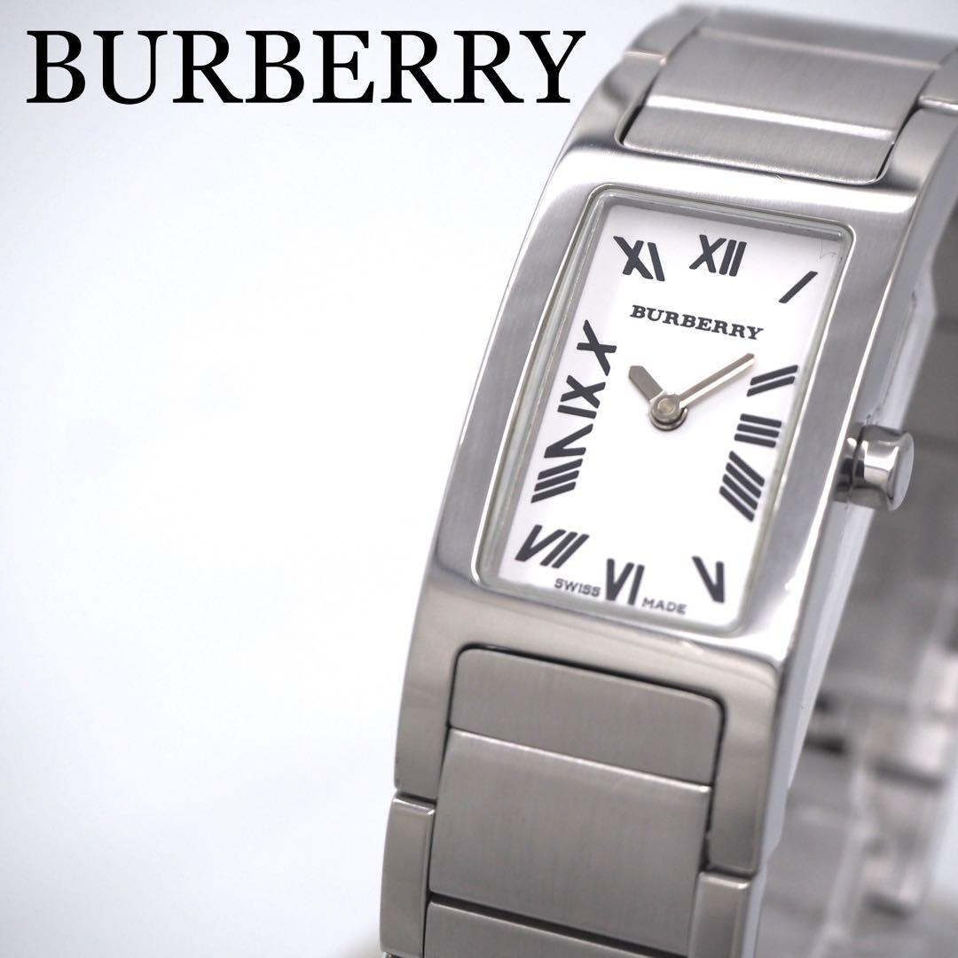 599【美品・OH済】バーバリー　14000L レディース　時計 シルバー