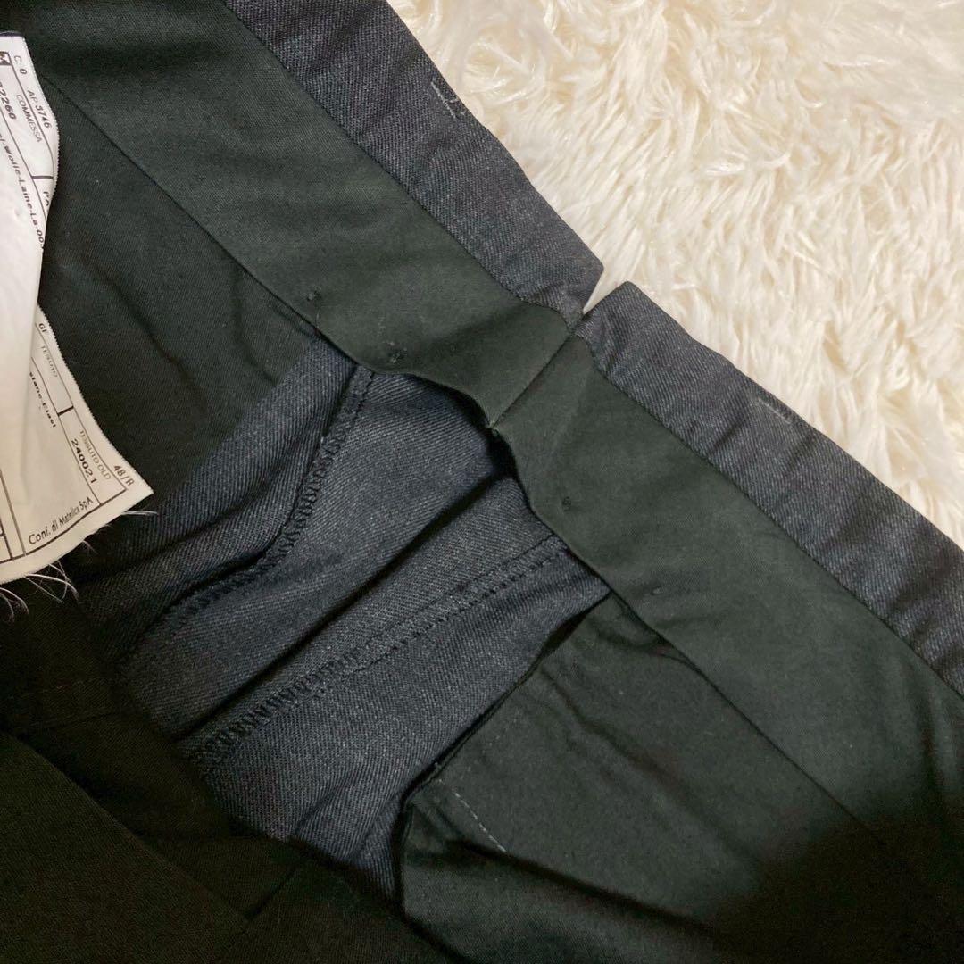 ARMANI COLLEZIONI スラックス チャコール 48 スーツ 上品