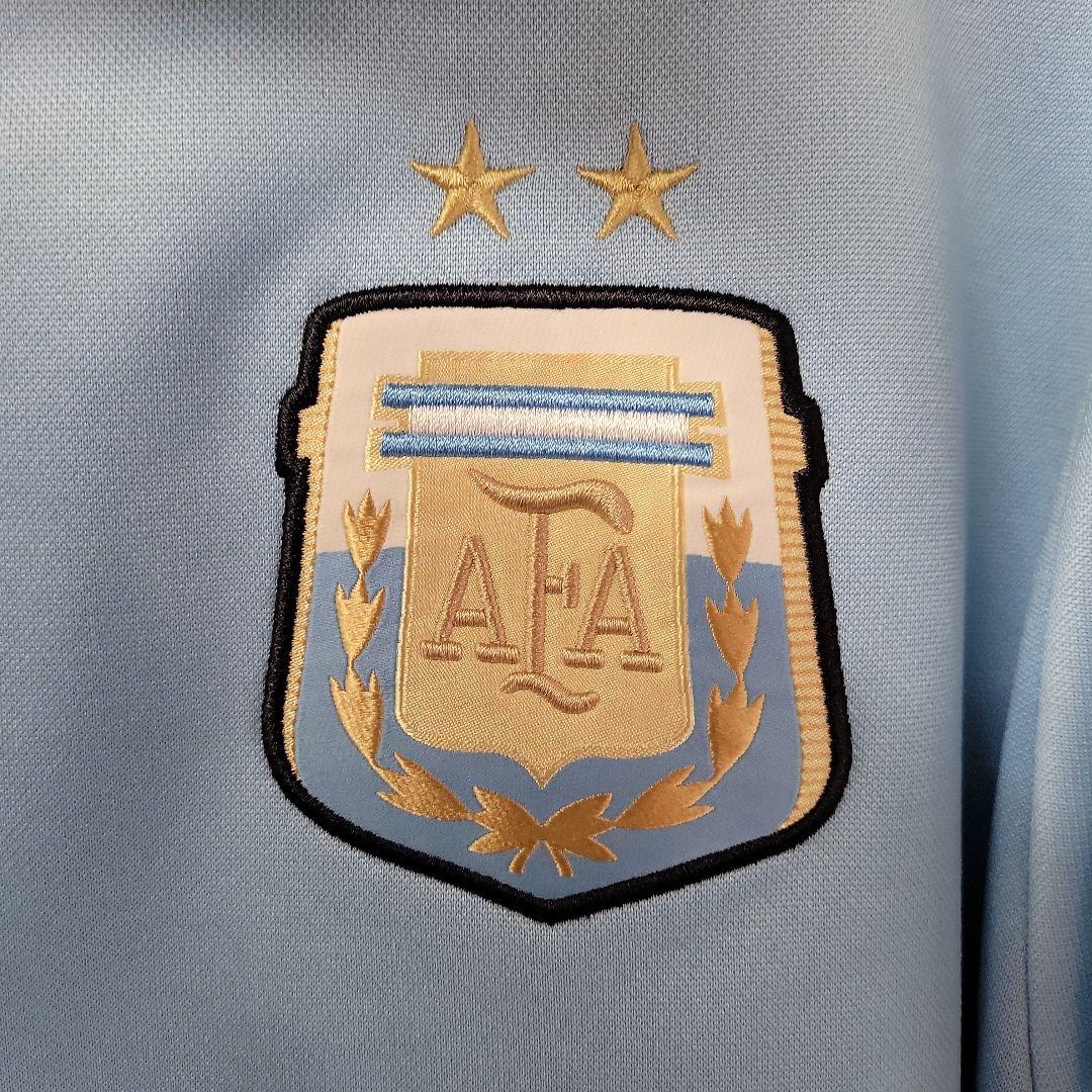 美品 adidas 　アルゼンチン代表ジャージ 水色メッシ　10番