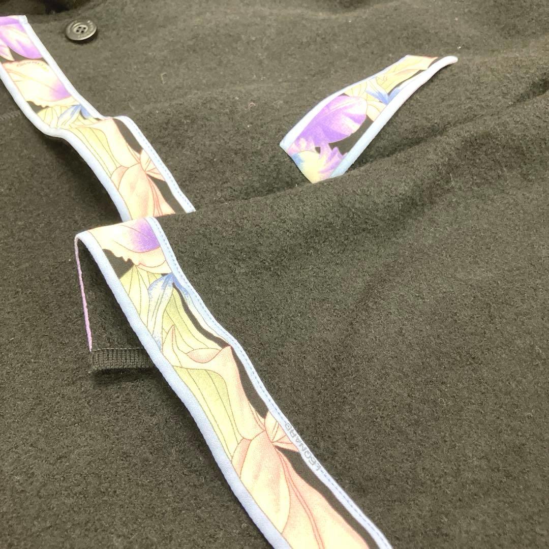 ⭐︎美品⭐︎LEONARD 近年　美しい花柄　ポンチョ　ケープコート40