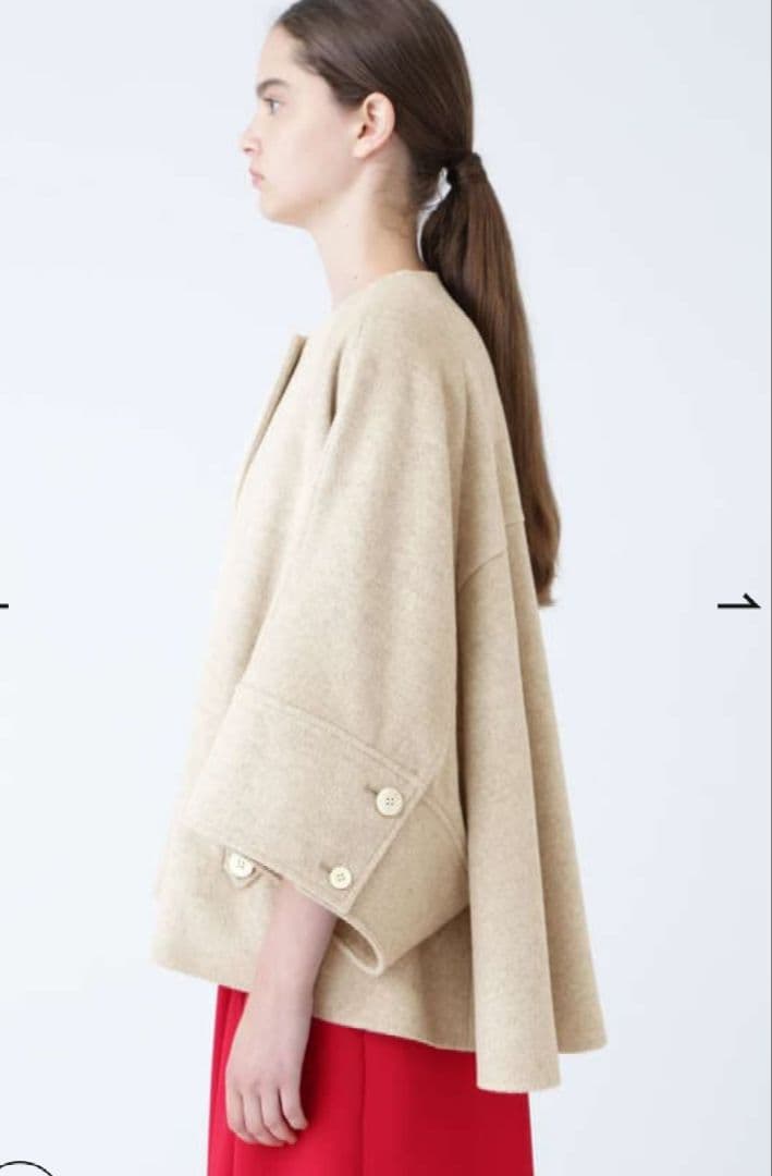 ADORE アドーア ピュアウールジャケット　ポンチョコート