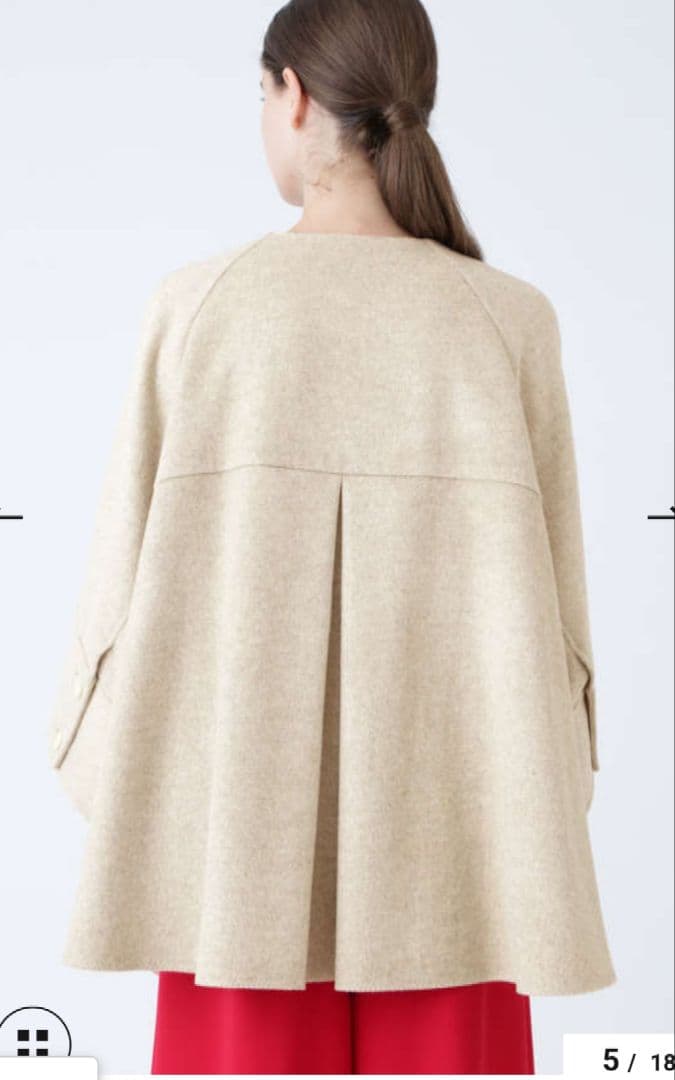 ADORE アドーア ピュアウールジャケット　ポンチョコート