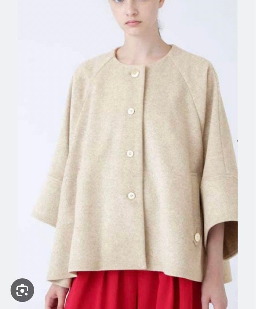 ADORE アドーア ピュアウールジャケット　ポンチョコート