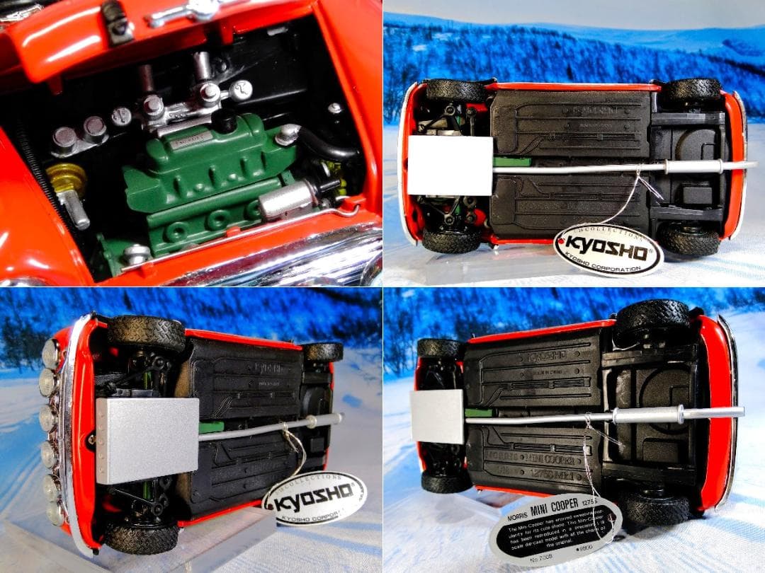 1/18 京商 モーリス ミニ クーパー 1275S　'67 モンテカルロラリー