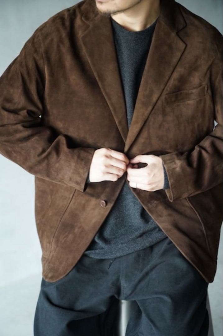 N*T様 24AW comoli スエード ２Bジャケット サイズ3