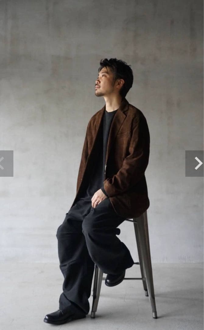 N*T様 24AW comoli スエード ２Bジャケット サイズ3