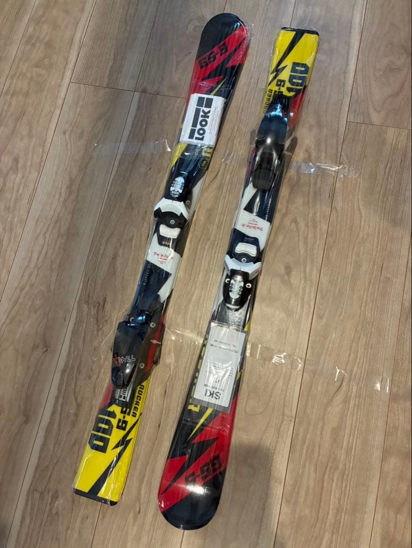 子供用スキー板&ビンディング　100cm 215〜275mm