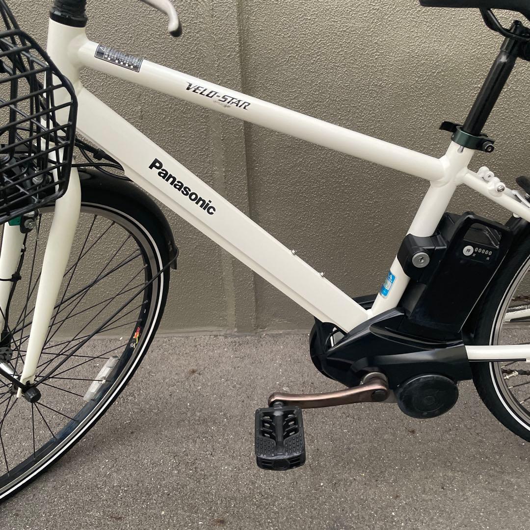 パナソニック電動アシスト自転車 ホワイト スポーツ型
