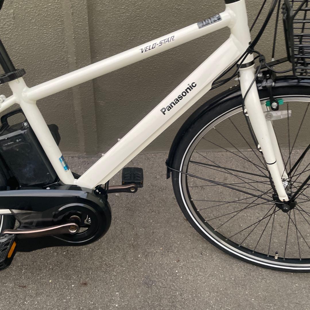 パナソニック電動アシスト自転車 ホワイト スポーツ型