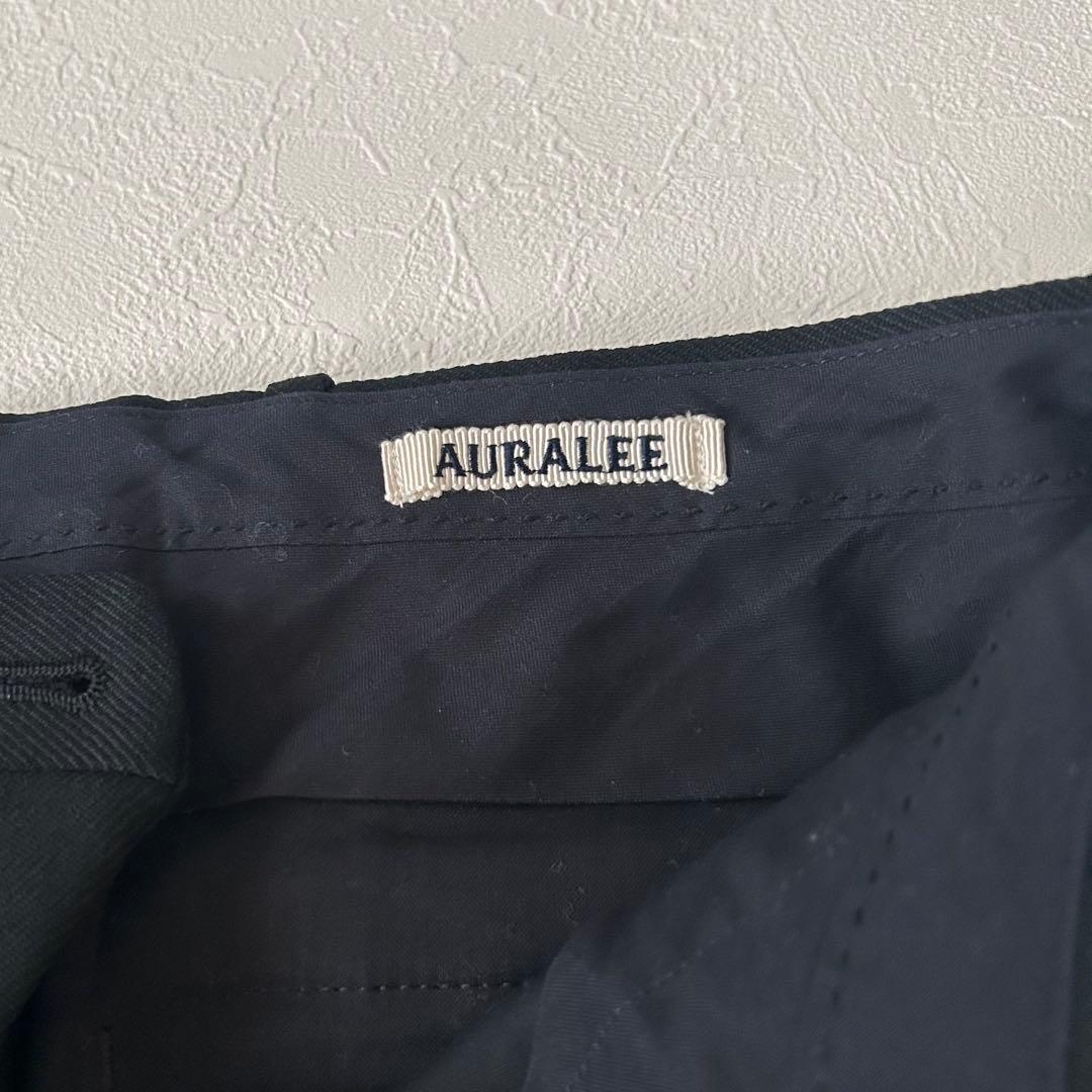 AURALEE オーラリー ウールスラックス ブラック サイズ4 日本製