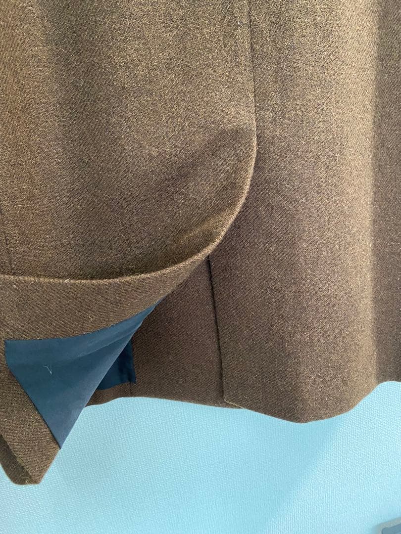 【未使用タグ付き】定12万　マーガレットハウエル　ツイードコート　茶系　サイズ2