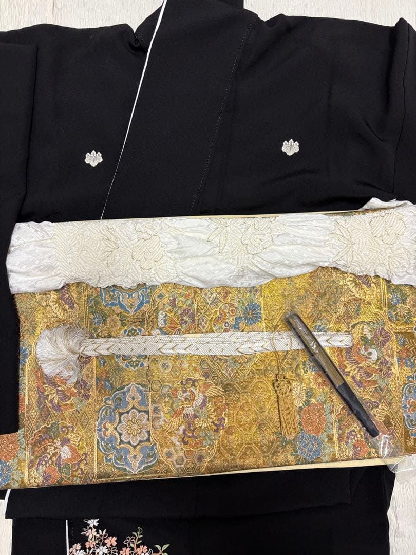 黒留袖フルセット 刺繍 s2601261