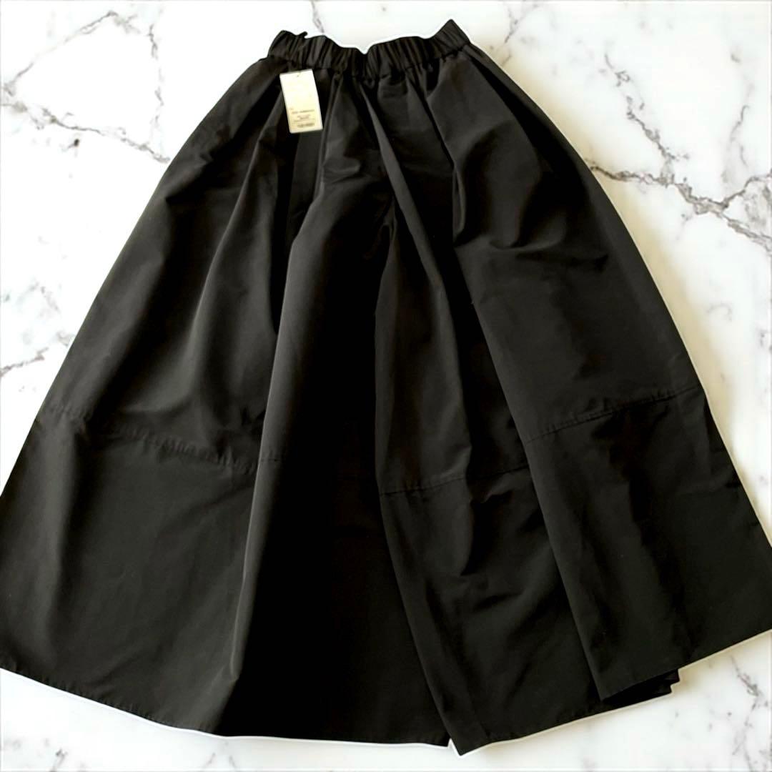 新品2023AWLOHENローヘンハイカウントグログランスカートパンツブラック黒