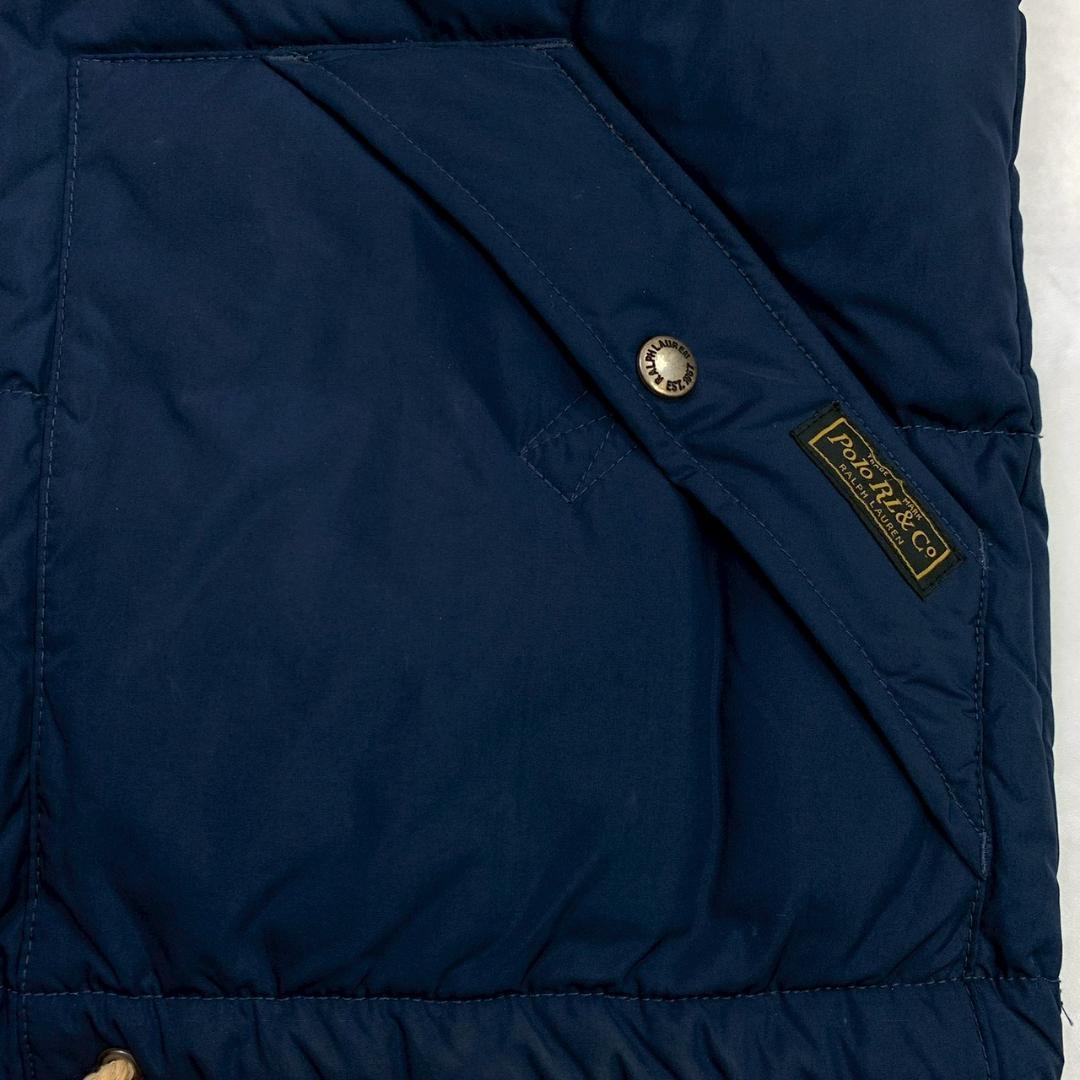 ポロラルフローレン ダウンベスト 肉厚 2way ネイビー M　D937