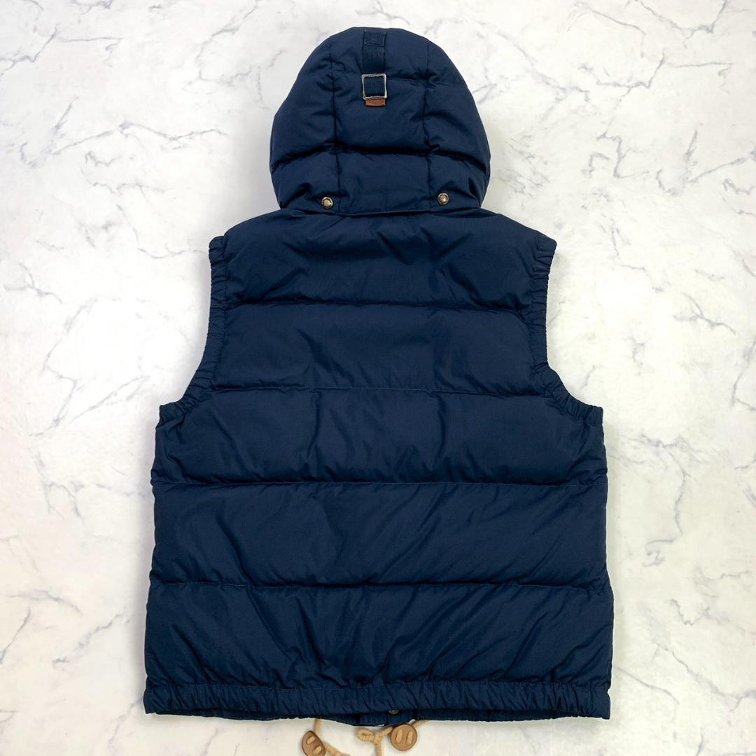 ポロラルフローレン ダウンベスト 肉厚 2way ネイビー M　D937