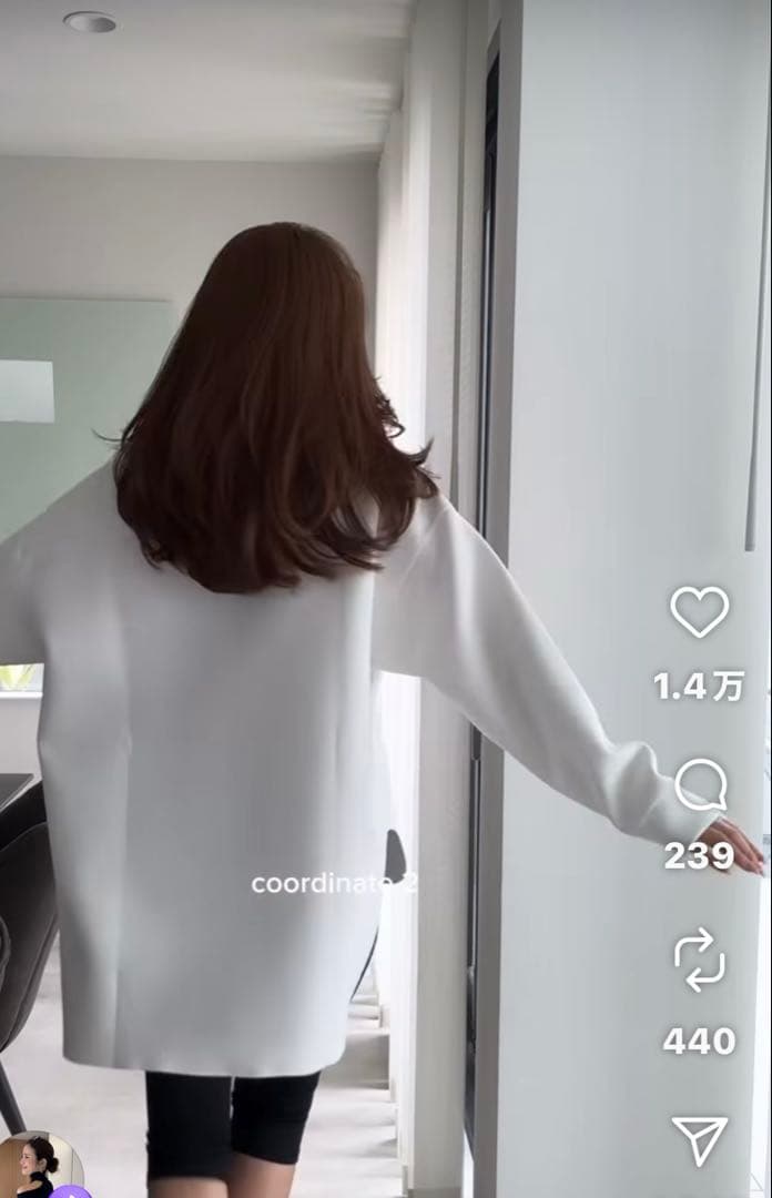 pois ポア　marshmallow pullover ホワイト