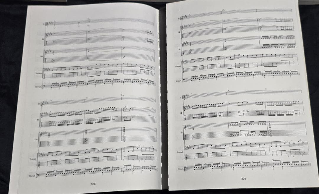 DIR EN GREY 楽譜/バンドスコア/雑誌