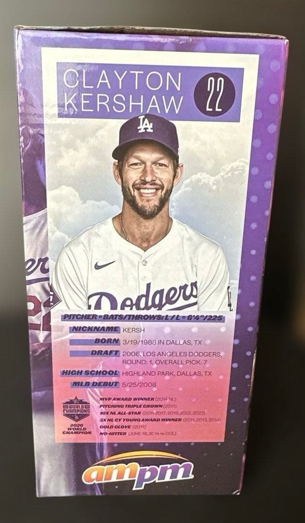 Clayton Kershaw カーショー　ボブルヘッド2024年