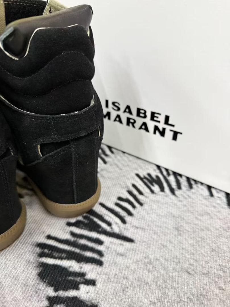 ISABEL MARANT 38 サイズBekett ブラックスニーカー
