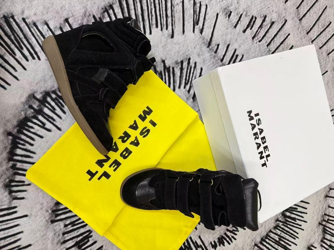 ISABEL MARANT 38 サイズBekett ブラックスニーカー