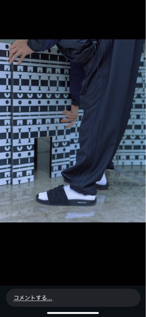 【新品/未使用 M】TRACKPANT everyone LEGEND INK