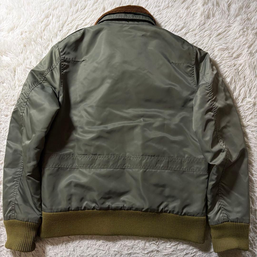 あ*し様 【米国製】schott フライトジャケット　L-2B 襟ボア　カーキ