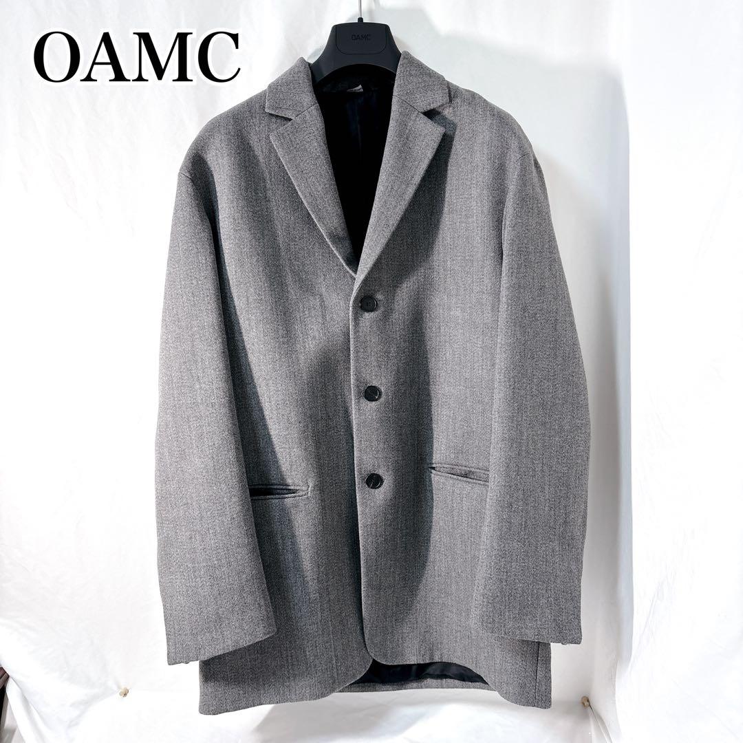 【極美品】OAMC 19AW ウールコート　グレー ハンガー付属