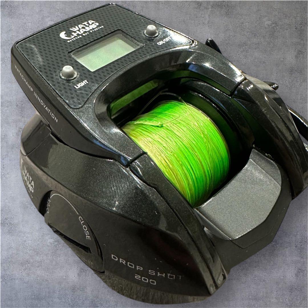 【極美品⭐️】WATA CHAMP DROP SHOT 200 ベイトリール　箱付
