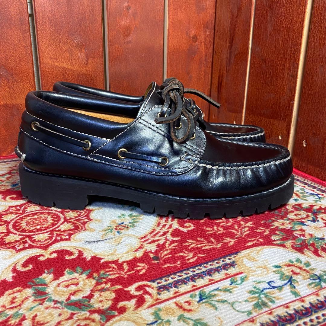 REGAL B・RUE デッキシューズ　ダークブラウン　25cm