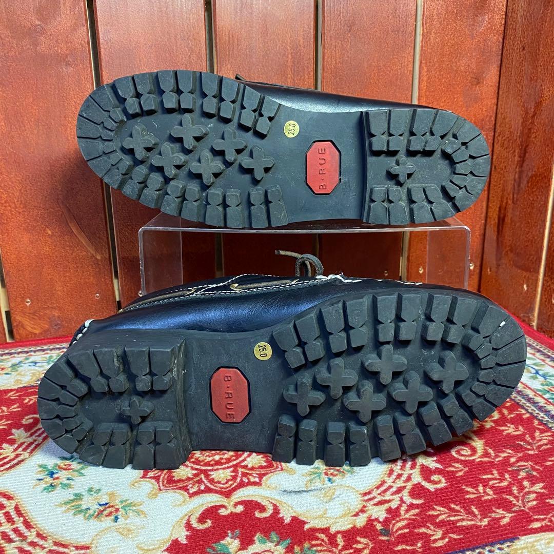 REGAL B・RUE デッキシューズ　ダークブラウン　25cm