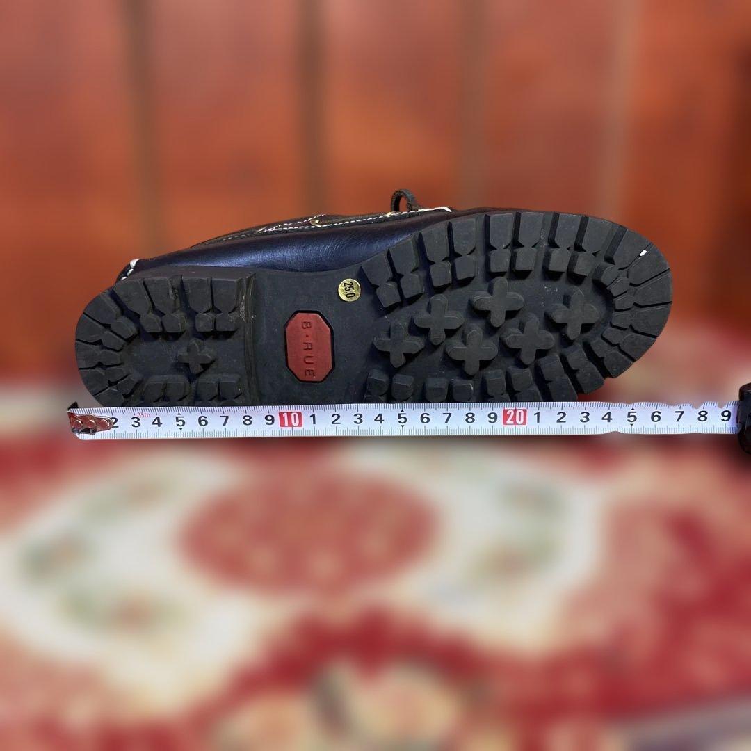 REGAL B・RUE デッキシューズ　ダークブラウン　25cm