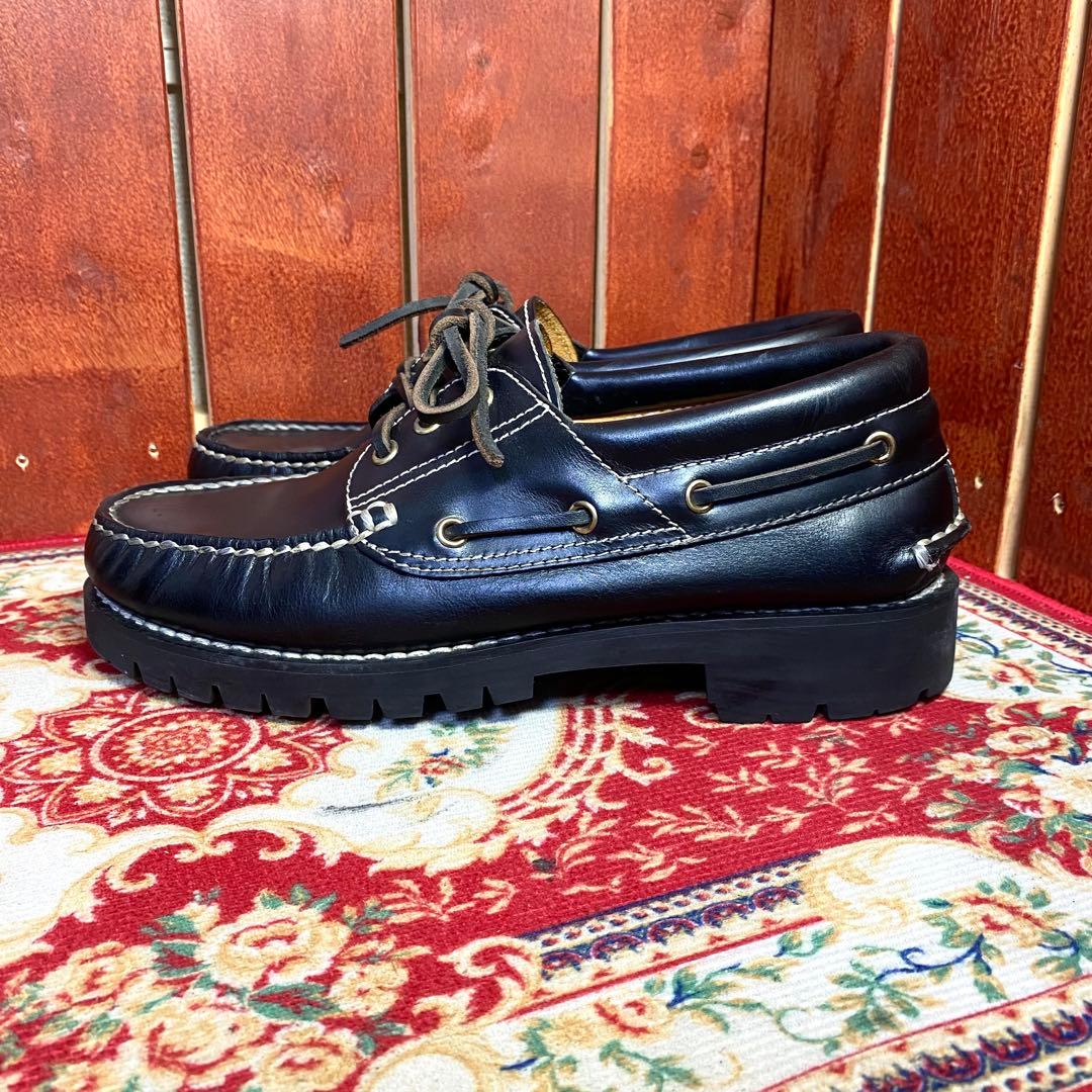 REGAL B・RUE デッキシューズ　ダークブラウン　25cm