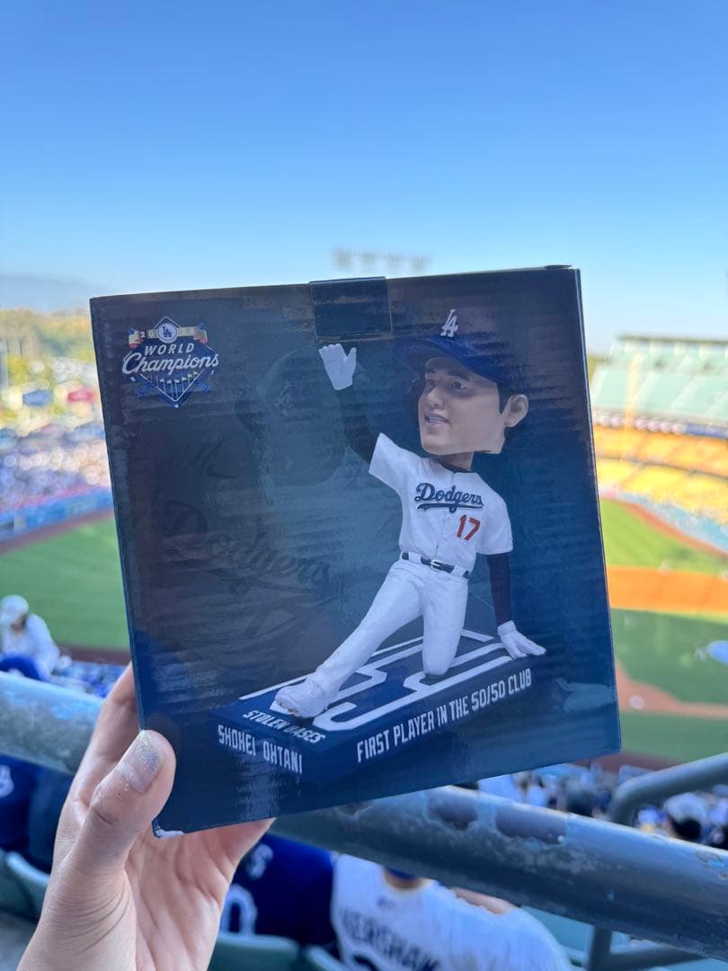 大谷翔平　50/50 ボブルヘッド　来場者限定　インサイダー付き　ドジャース