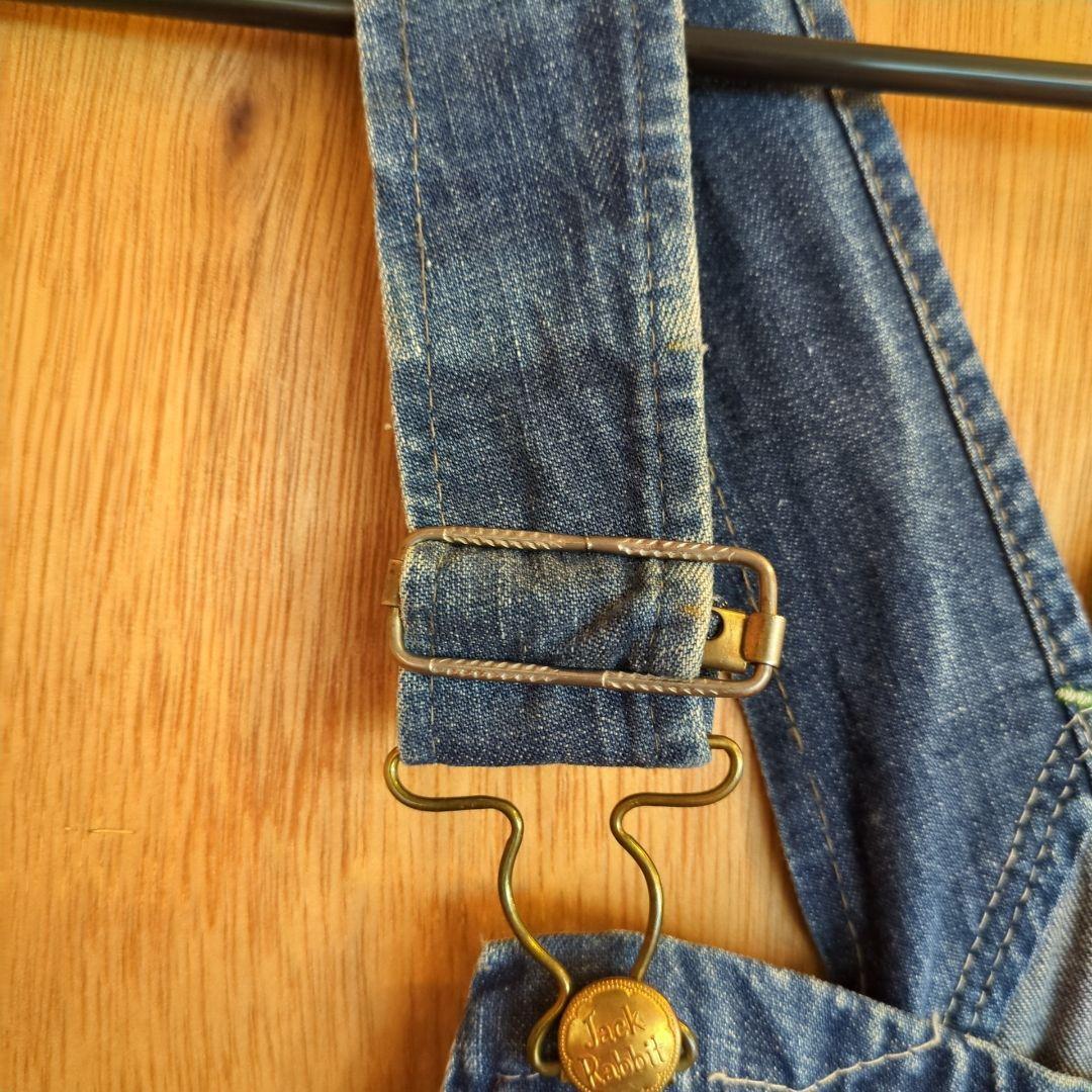 ヴィンテージ古着Jack Rabbit ジャックラビット デニム　オーバーオール