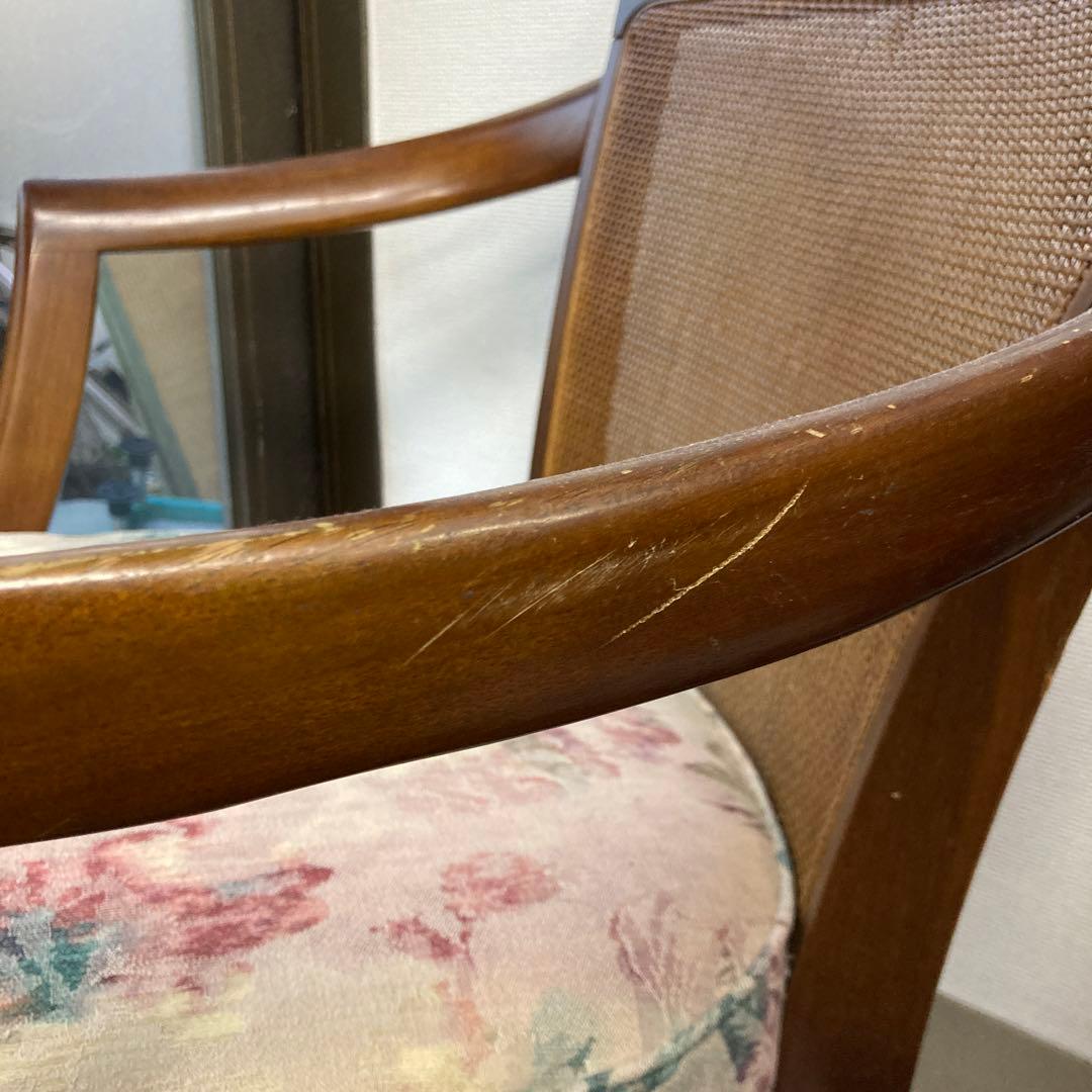 オールドマルニキャスター付きアンティークチェア