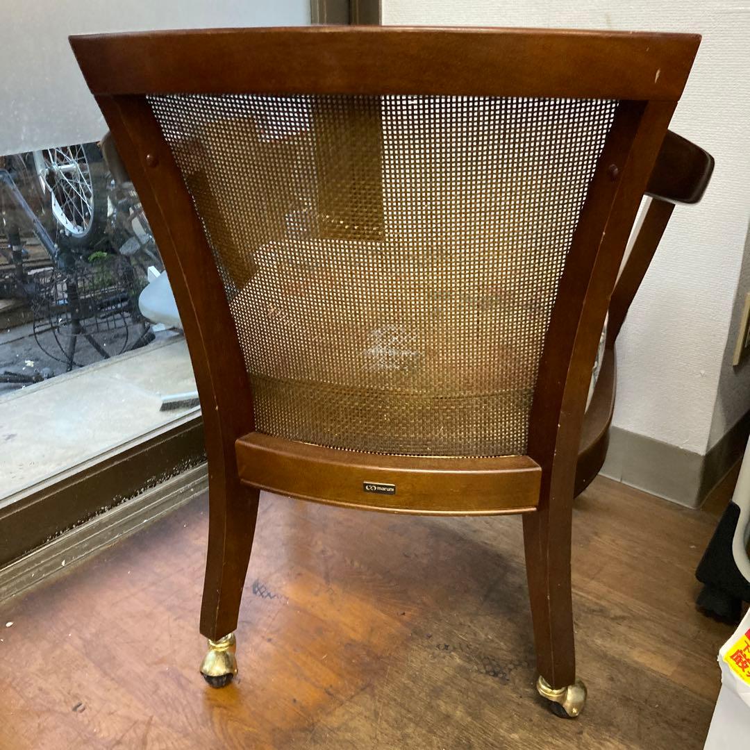 オールドマルニキャスター付きアンティークチェア