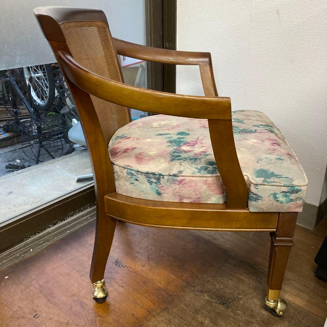 オールドマルニキャスター付きアンティークチェア