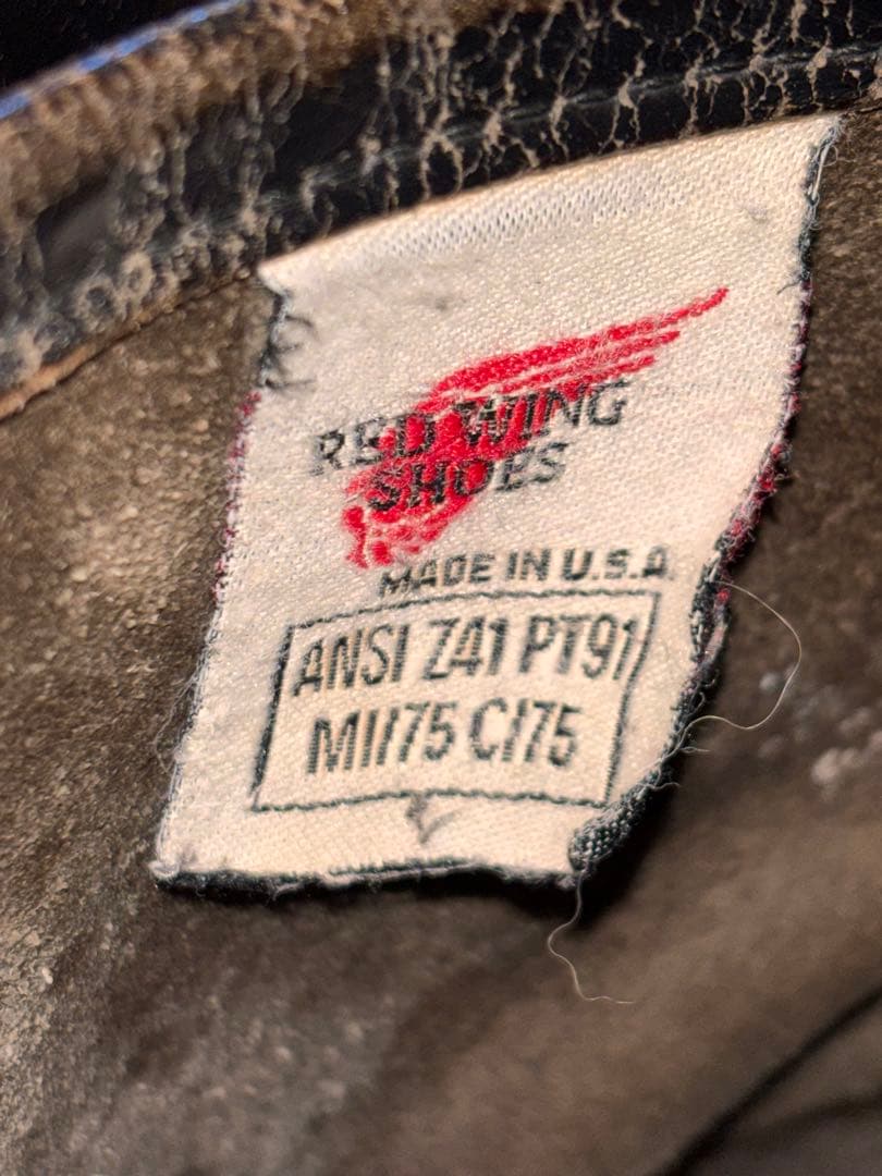 レッドウィング PT91 エンジニアブーツ 9D ヴィンテージ 雰囲気抜群