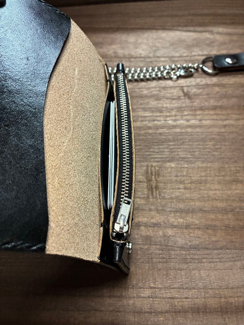 姫路レザーミドルトラッカーウォレット